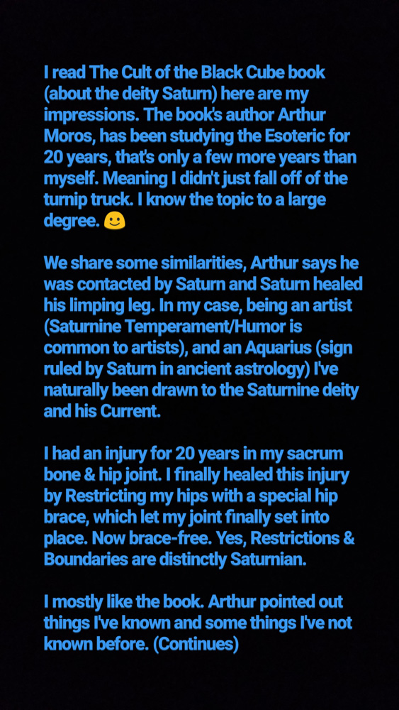 Saturn Book Review 1